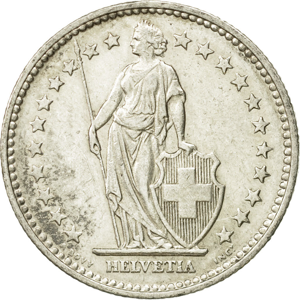 Coin, Switzerland, 2 Francs, 1912, Bern, EF(40-45), Silver, KM:21
