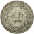 Moneda, Suiza, 2 Francs, 1908, Bern, MBC, Plata, KM:21
