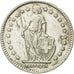 Münze, Schweiz, 2 Francs, 1955, Bern, S, Silber, KM:21