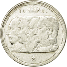 Coin, Belgium, 100 Francs, 100 Frank, 1951, VF(30-35), Silver, KM:139.1