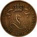 Coin, Belgium, Leopold II, Centime, 1901, EF(40-45), Copper, KM:34.2