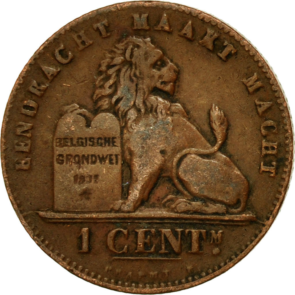 Coin, Belgium, Leopold II, Centime, 1901, EF(40-45), Copper, KM:34.2