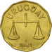 Coin, Uruguay, 50 Centesimos, 1981, Santiago, EF(40-45), Aluminum-Bronze, KM:68