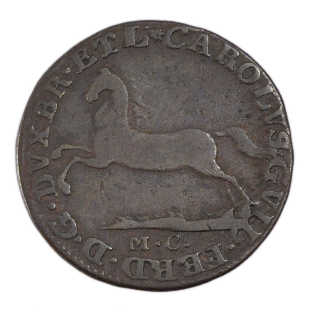 GERMAN STATES, Pfennig, 1793, KM #995, VF(30-35), Copper, 2.40