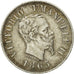 Munten, Italië, Vittorio Emanuele II, 50 Centesimi, 1863, Milan, ZF, Zilver