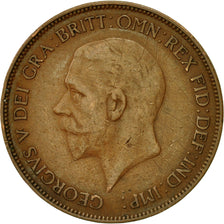 Coin, Great Britain, George V, Penny, 1929, EF(40-45), Bronze, KM:838