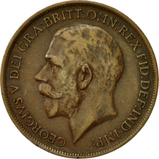 Coin, Great Britain, George V, Penny, 1912, VF(30-35), Bronze, KM:810