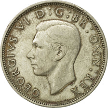 Coin, Great Britain, George VI, 1/2 Crown, 1943, VF(20-25), Silver, KM:856