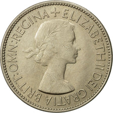 Coin, Great Britain, Elizabeth II, 1/2 Crown, 1953, EF(40-45), Copper-nickel