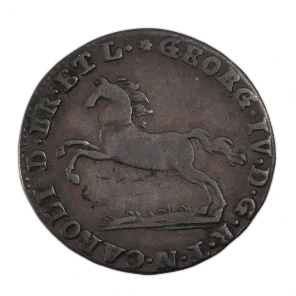 Coin, German States, BRUNSWICK-WOLFENBUTTEL, Karl II, Pfennig, 1820, EF(40-45)