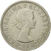 Monnaie, Grande-Bretagne, Elizabeth II, Florin, Two Shillings, 1955, TTB
