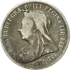 Coin, Great Britain, Victoria, Shilling, 1900, VF(20-25), Silver, KM:780