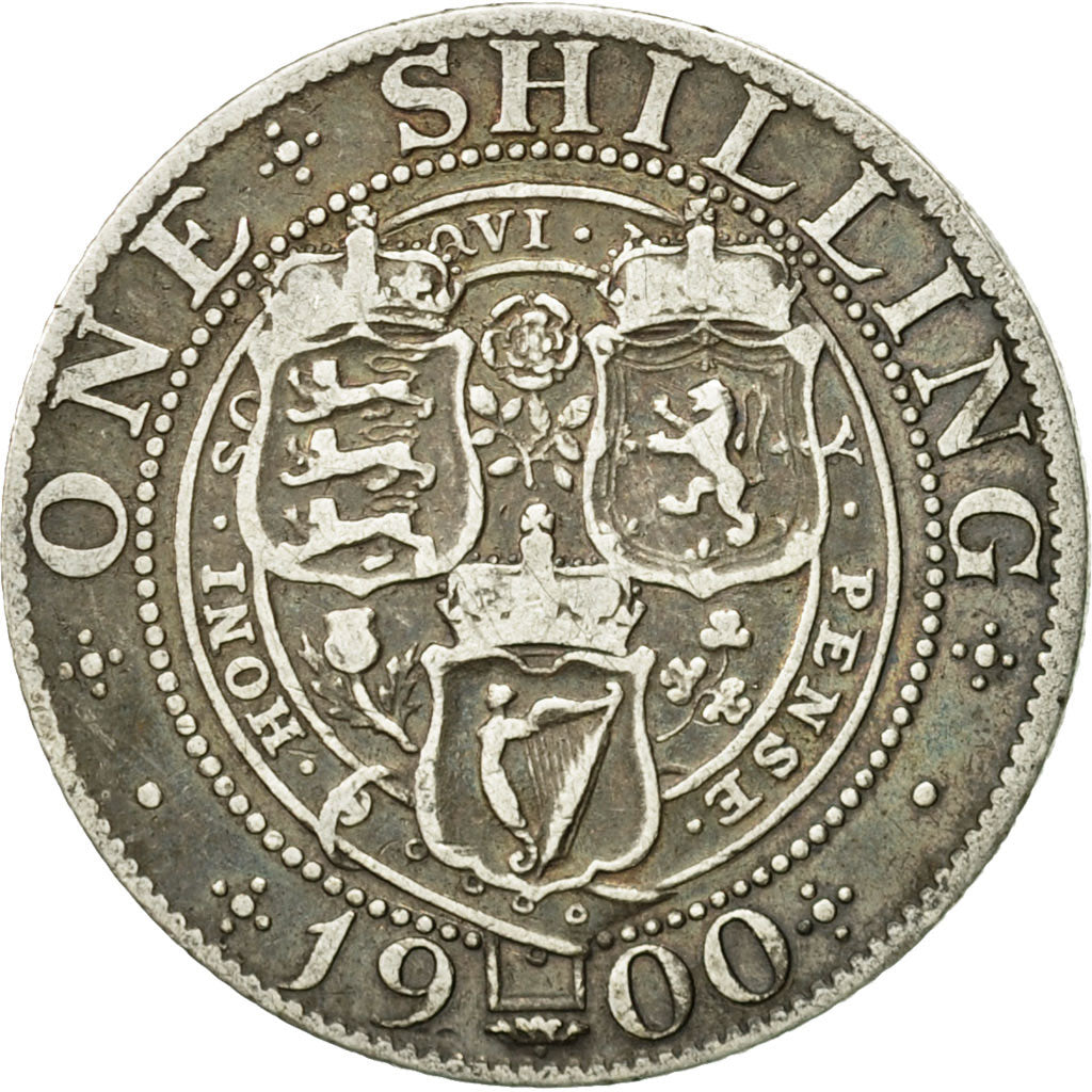 Coin, Great Britain, Victoria, Shilling, 1900, VF(20-25), Silver, KM:780