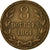 Munten, Guernsey, 8 Doubles, 1864, Heaton, Birmingham, ZF, Bronze, KM:7