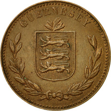 Moneda, Guernsey, 8 Doubles, 1945, Heaton, Birmingham, MBC, Bronce, KM:14