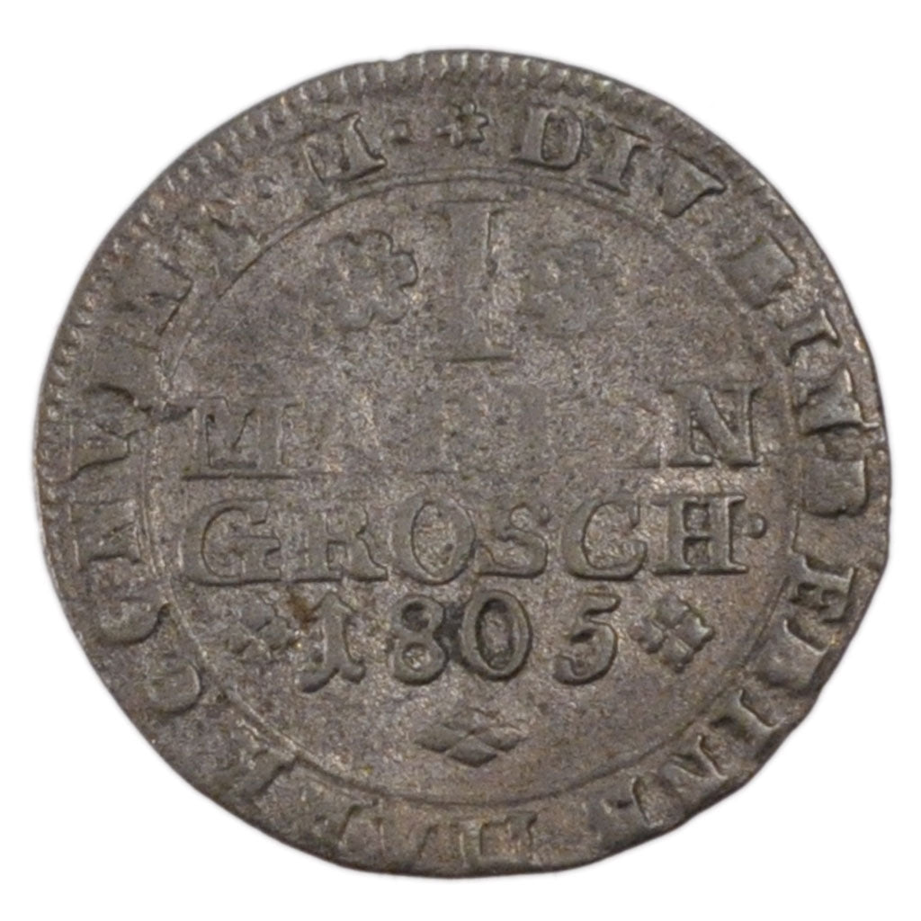 Coin, German States, BRUNSWICK-WOLFENBUTTEL, Karl Wilhelm Ferdinand