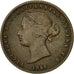Moneda, Jersey, Victoria, 1/26 Shilling, 1866, MBC, Bronce, KM:4
