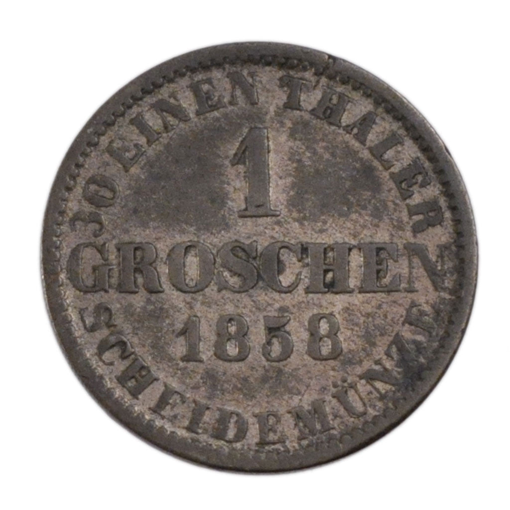 Coin, German States, BRUNSWICK-WOLFENBUTTEL, Wilhelm, Groschen, 1/30 Thaler