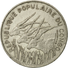 Coin, Congo Republic, 100 Francs, 1972, Paris, EF(40-45), Nickel, KM:1