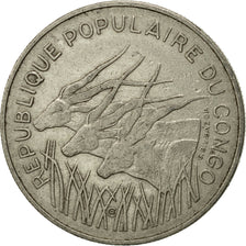 Coin, Congo Republic, 100 Francs, 1971, Paris, EF(40-45), Nickel, KM:1