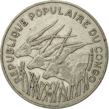 Coin, Congo Republic, 100 Francs, 1983, Paris, EF(40-45), Nickel, KM:2