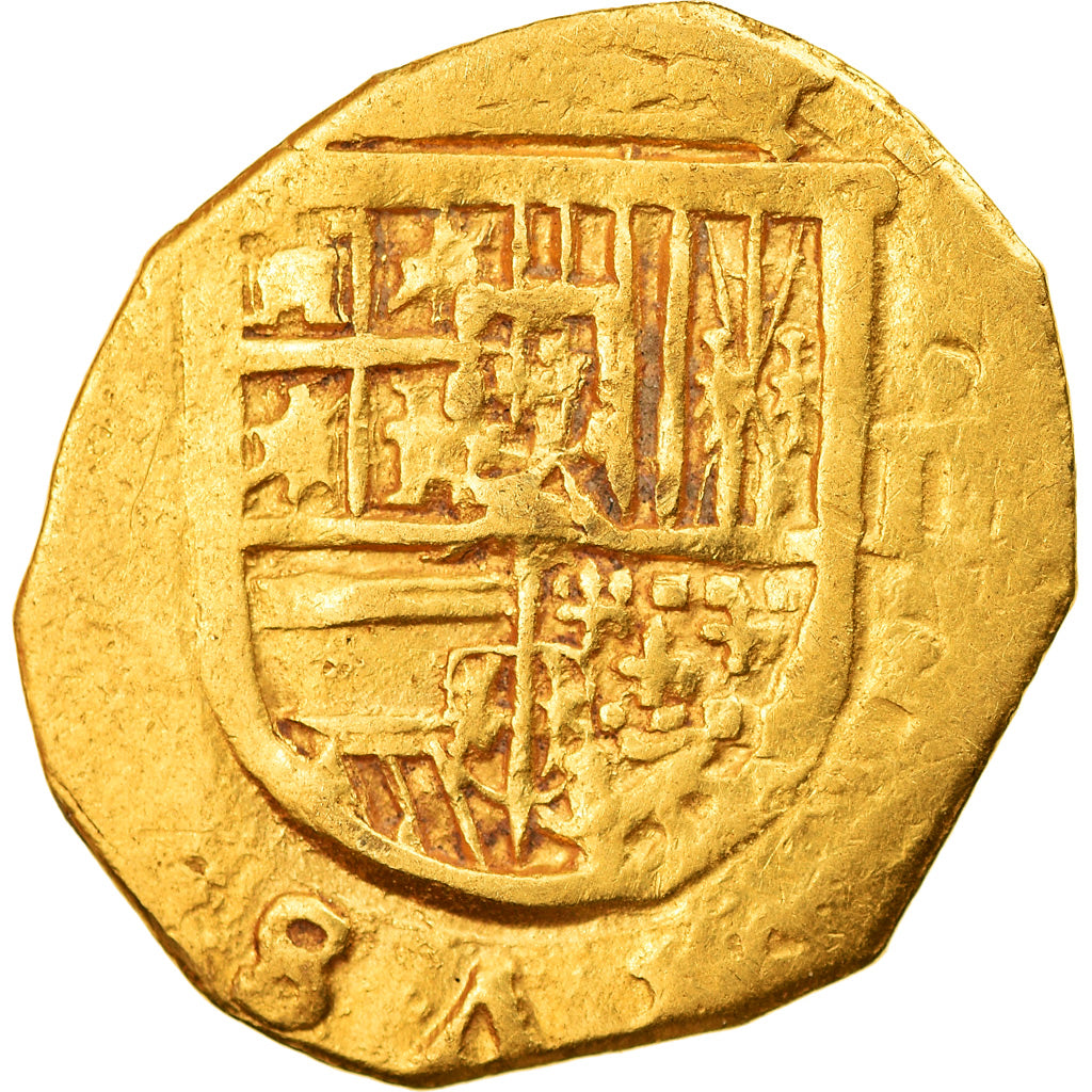 Coin, Spain, 2 Escudos, Seville, EF(40-45), Gold