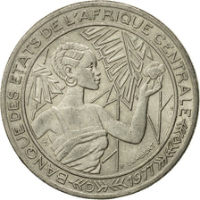 Coin, Central African States, 500 Francs, 1977, Paris, EF(40-45), Nickel, KM:12