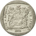 Moneda, Sudáfrica, 2 Rand, 1991, BC+, Níquel chapado en cobre, KM:139