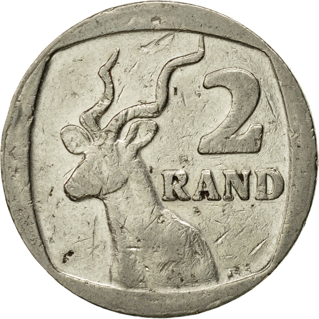 Monnaie, Afrique du Sud, 2 Rand, 1991, TB, Nickel Plated Copper, KM:139