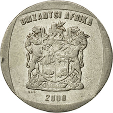 Coin, South Africa, 2 Rand, 2000, EF(40-45), Nickel Plated Copper, KM:165