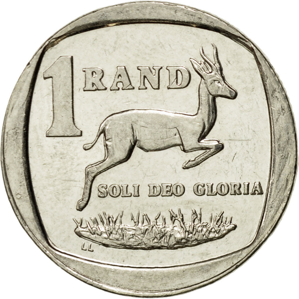 Coin, South Africa, Rand, 2000, EF(40-45), Nickel Plated Copper, KM:164