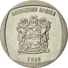 Moneda, Sudáfrica, 5 Rand, 2000, MBC, Níquel chapado en cobre, KM:166