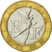 Monnaie, France, Génie, 10 Francs, 1991, Paris, TTB, Bi-Metallic, KM:964.1