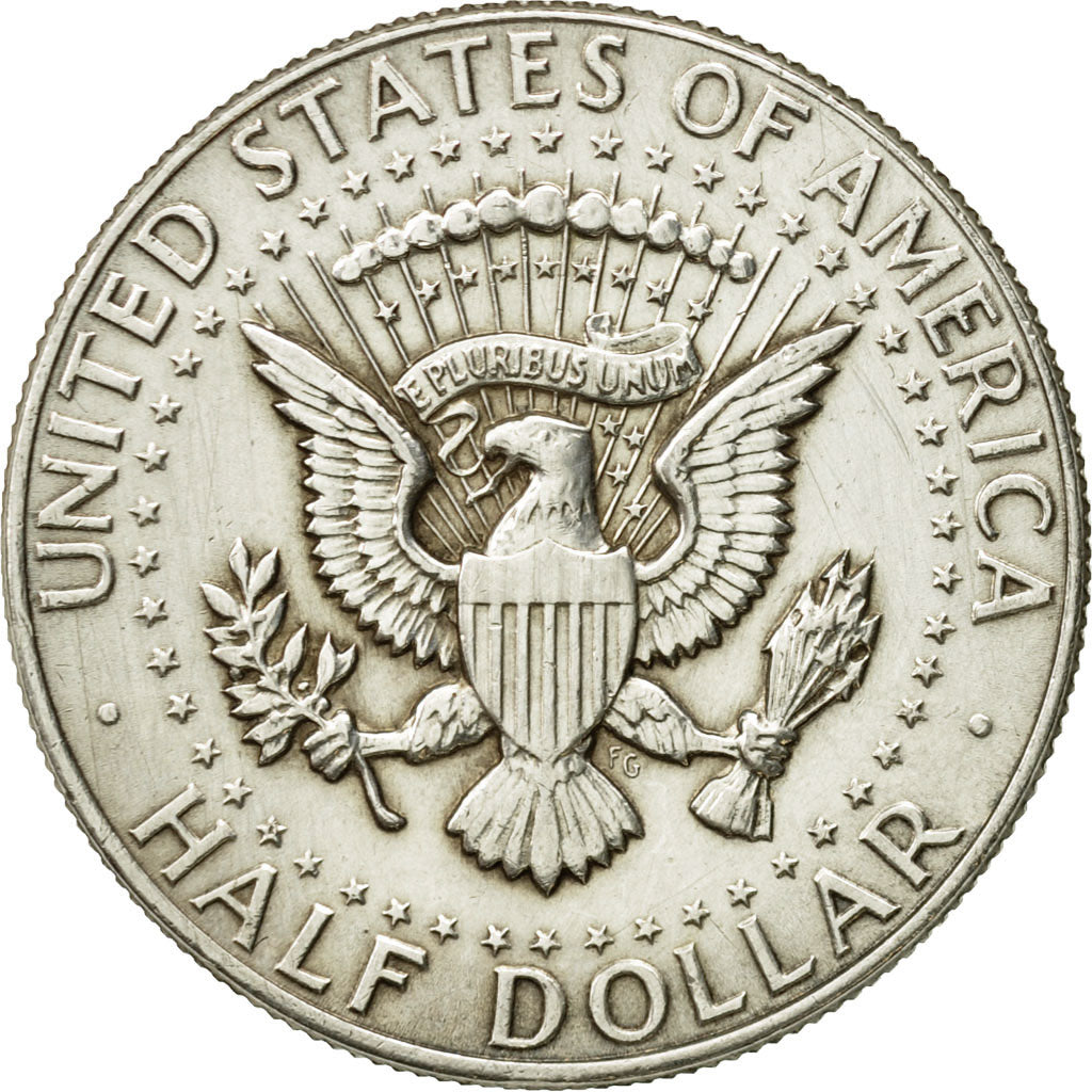 Coin, United States, Kennedy Half Dollar, Half Dollar, 1964, U.S. Mint