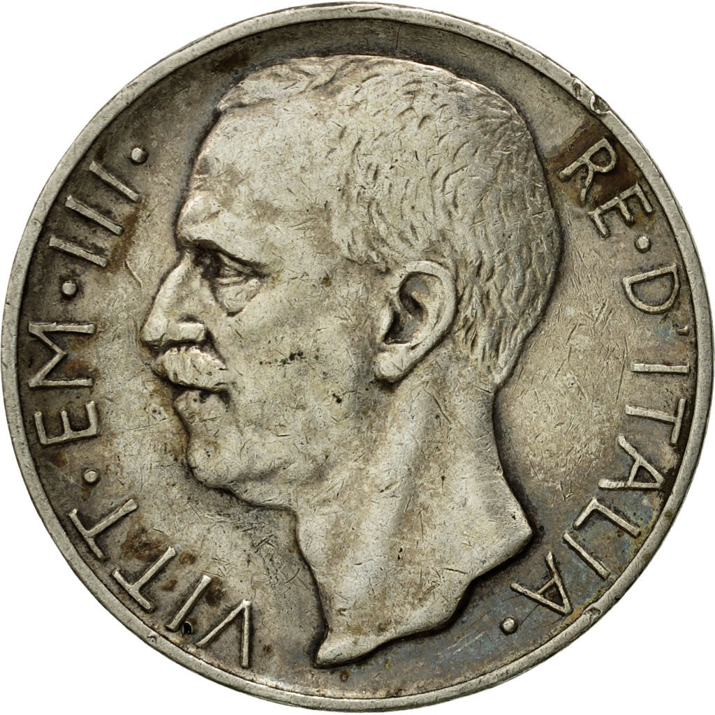 Monnaie, Italie, Vittorio Emanuele III, 10 Lire, 1927, Rome, TTB+, Argent