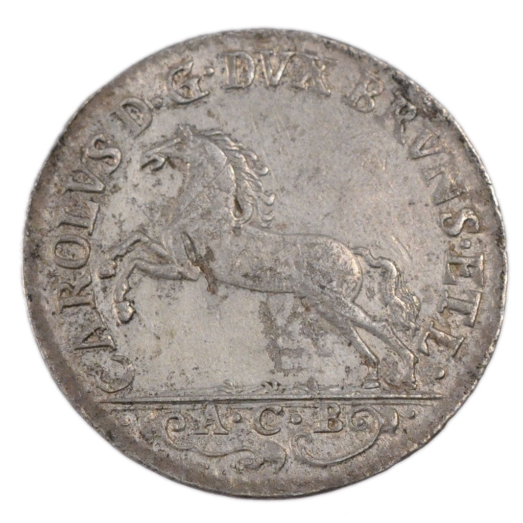 Coin, German States, BRUNSWICK-WOLFENBUTTEL, Karl I, 1/6 Thaler, 1765