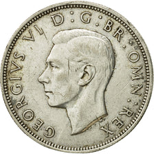 Moneda, Gran Bretaña, George VI, 1/2 Crown, 1944, MBC, Plata, KM:856