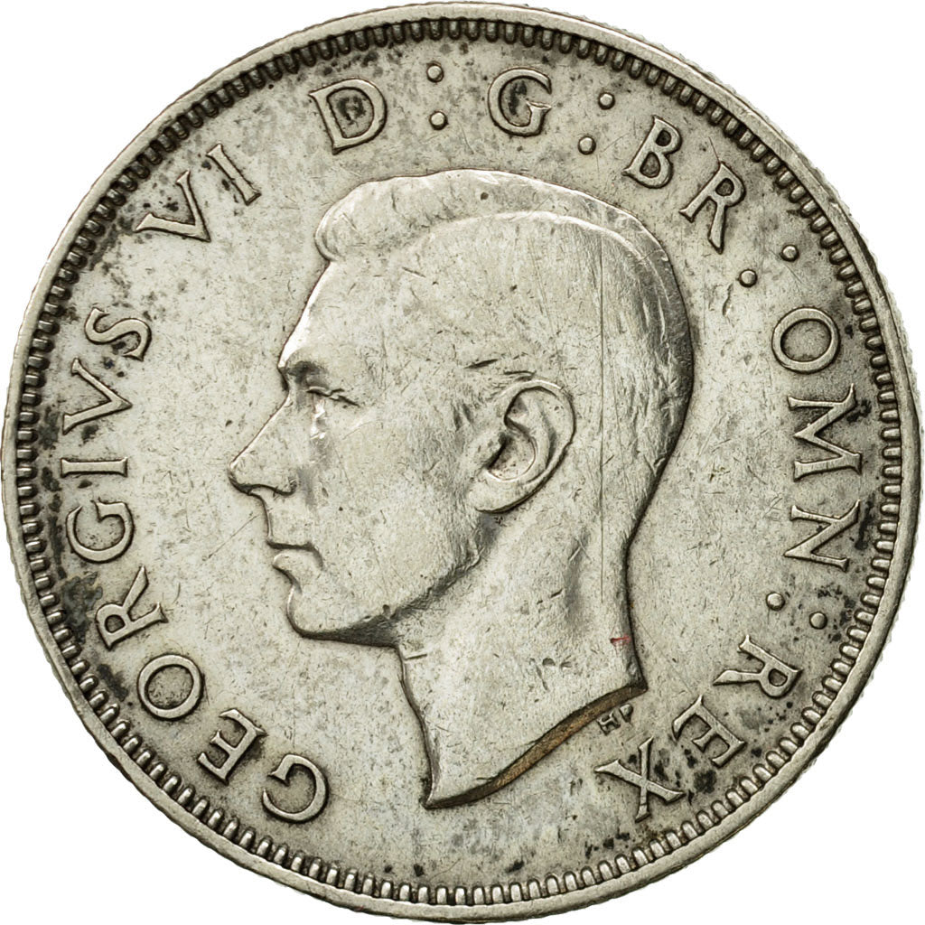 Coin, Great Britain, George VI, Florin, Two Shillings, 1943, EF(40-45), Silver