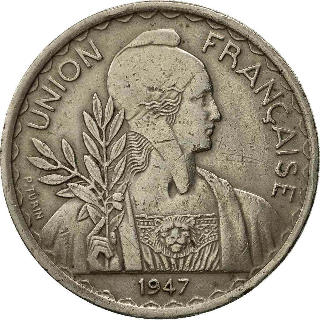 Monnaie, FRENCH INDO-CHINA, Piastre, 1947, Paris, TTB, Copper-nickel, KM:32.1
