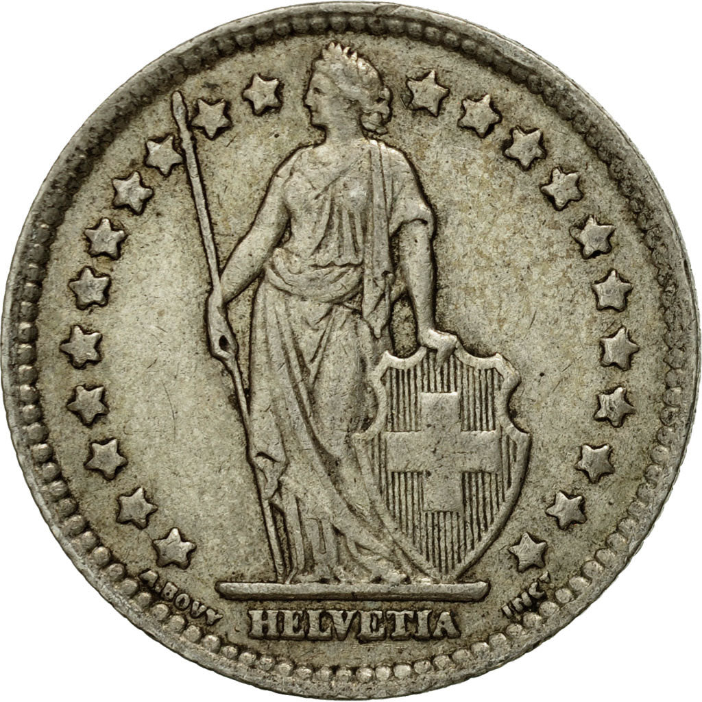 Moneta, Svizzera, Franc, 1940, Bern, MB, Argento, KM:24