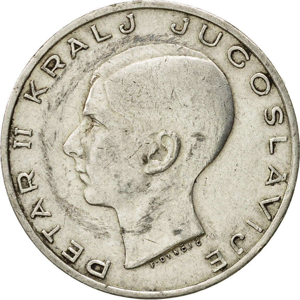 Coin, Yugoslavia, Petar II, 20 Dinara, 1938, EF(40-45), Silver, KM:23