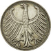 Coin, GERMANY - FEDERAL REPUBLIC, 5 Mark, 1951, Stuttgart, VF(20-25), Silver