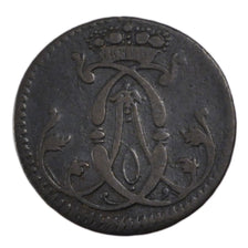 GERMAN STATES, 1/4 St, 1745, KM #135.1, VF(20-25), Copper, 1.90