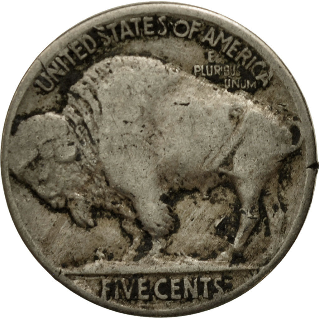 Moneta, Stati Uniti, Buffalo Nickel, 5 Cents, 1914, U.S. Mint, Philadelphia, B+