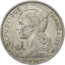 Moneda, La Reunión, 5 Francs, 1955, MBC, Aluminio, KM:9