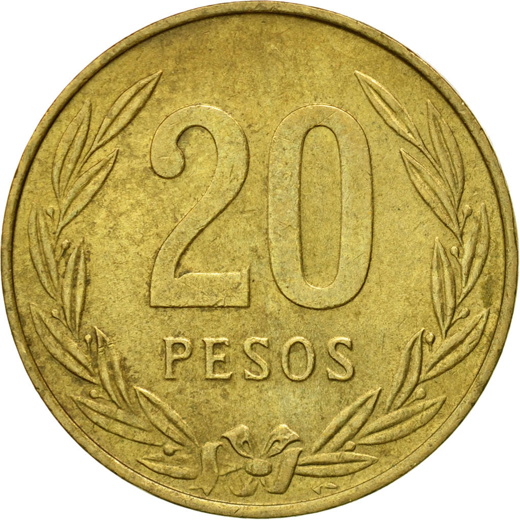 Coin, Colombia, 20 Pesos, 1985, EF(40-45), Aluminum-Bronze, KM:271