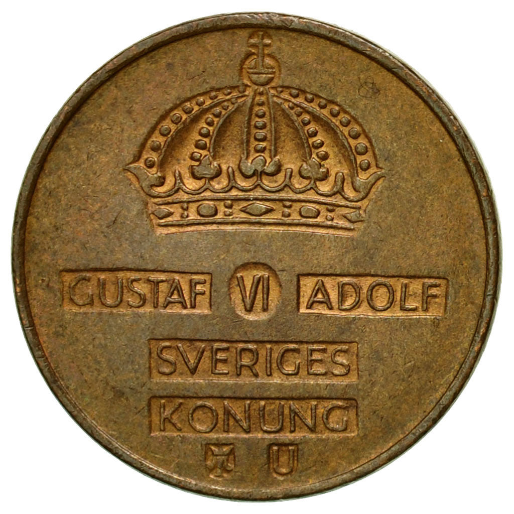 Coin, Sweden, Gustaf VI, Ore, 1970, EF(40-45), Bronze, KM:820