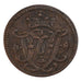 GERMAN STATES, 1/4 St, 1767, KM #161, EF(40-45), Copper, 2.10
