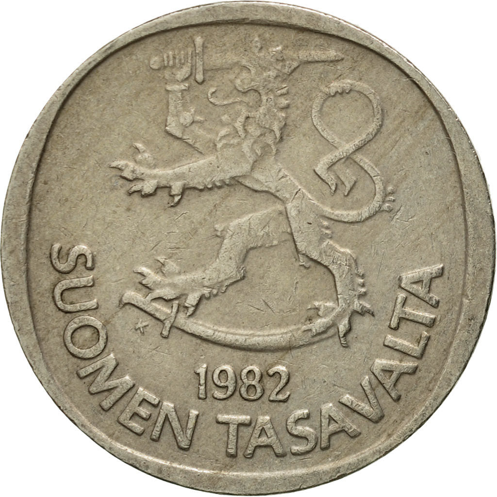 Moneta, Finlandia, Markka, 1982, BB, Rame-nichel, KM:49a