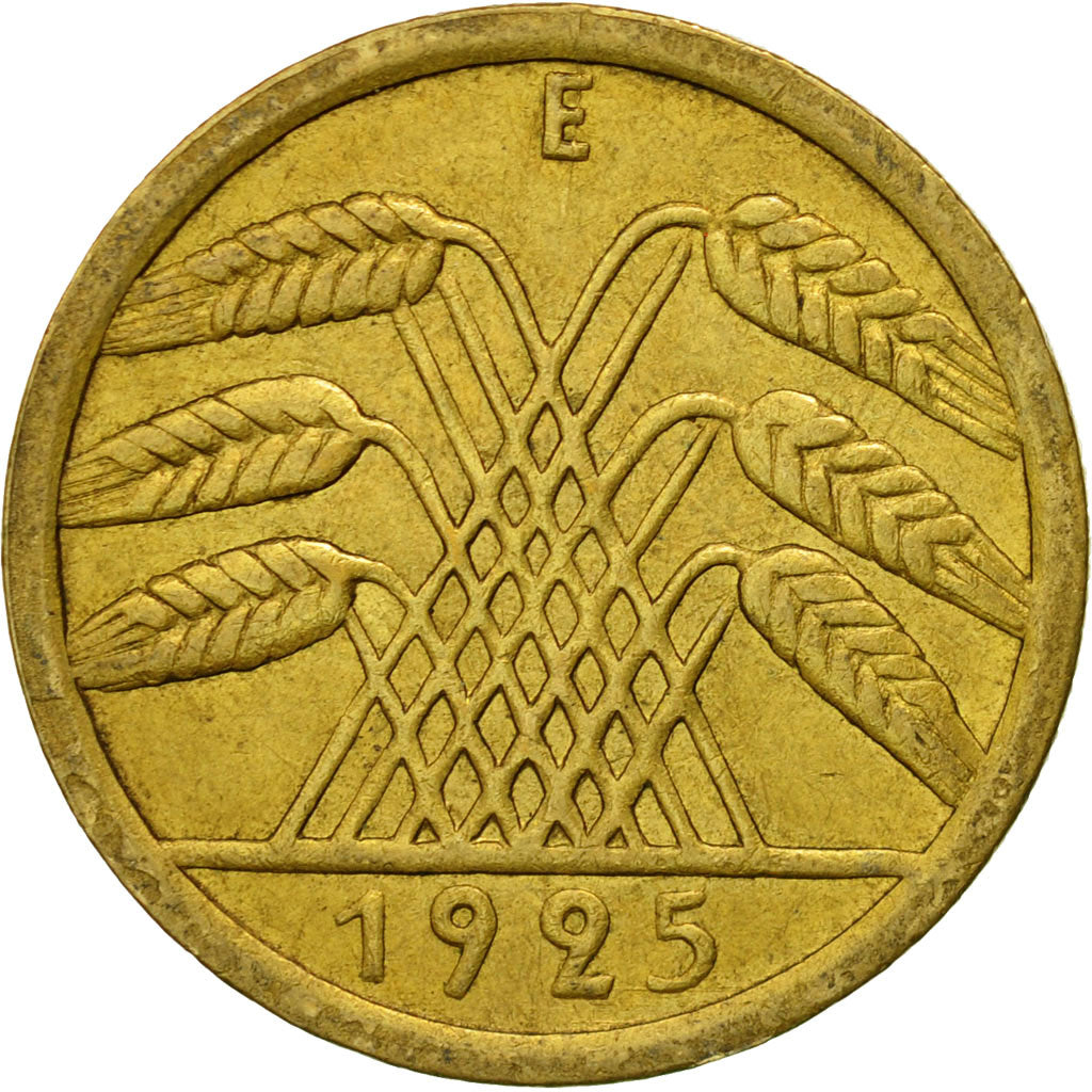 Coin, GERMANY, WEIMAR REPUBLIC, 50 Reichspfennig, 1925, Muldenhütten
